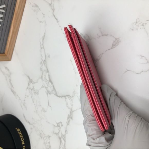 SOLD Chanel CC Pink Caviar Leather Card holder Case Wallet - Picture 6 of 13